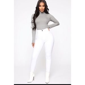 New!! White Fashion Nova jeans
